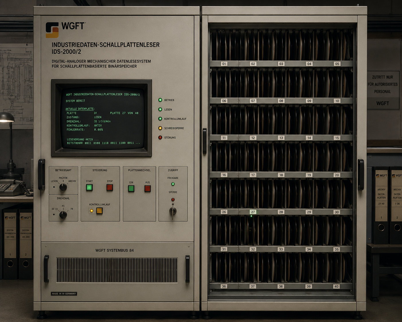 INDUSTRIE DATEN SCHALLPLATTENLESER